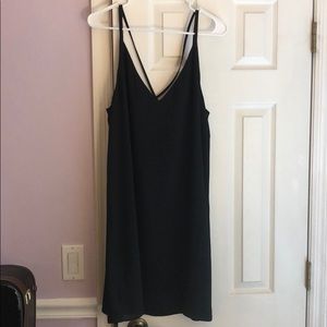 NWOT Topshop black shift dress